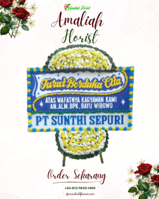 Papan Bunga Duka di Mangkukusuman