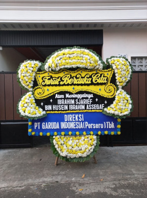 Papan Bunga Duka di Mangkukusuman