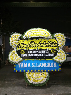 Papan Bunga Duka di Mangkukusuman